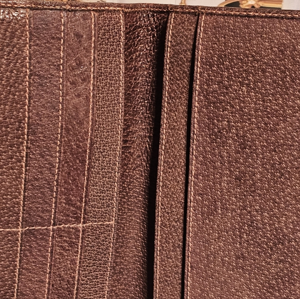 Vintage Gucci GG PVC Leather Bifold Long Wallet - COA - Picture 3 of 12
